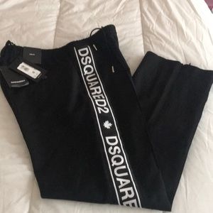 ‼️AUTHENTIC BNWT BLACK DSQUARED2 GYM FIT PANTS‼️